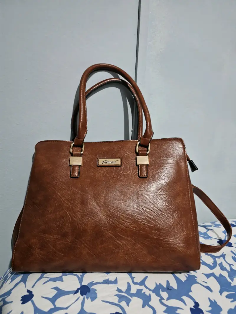 Cartera marrón elegante Mermaid - 1