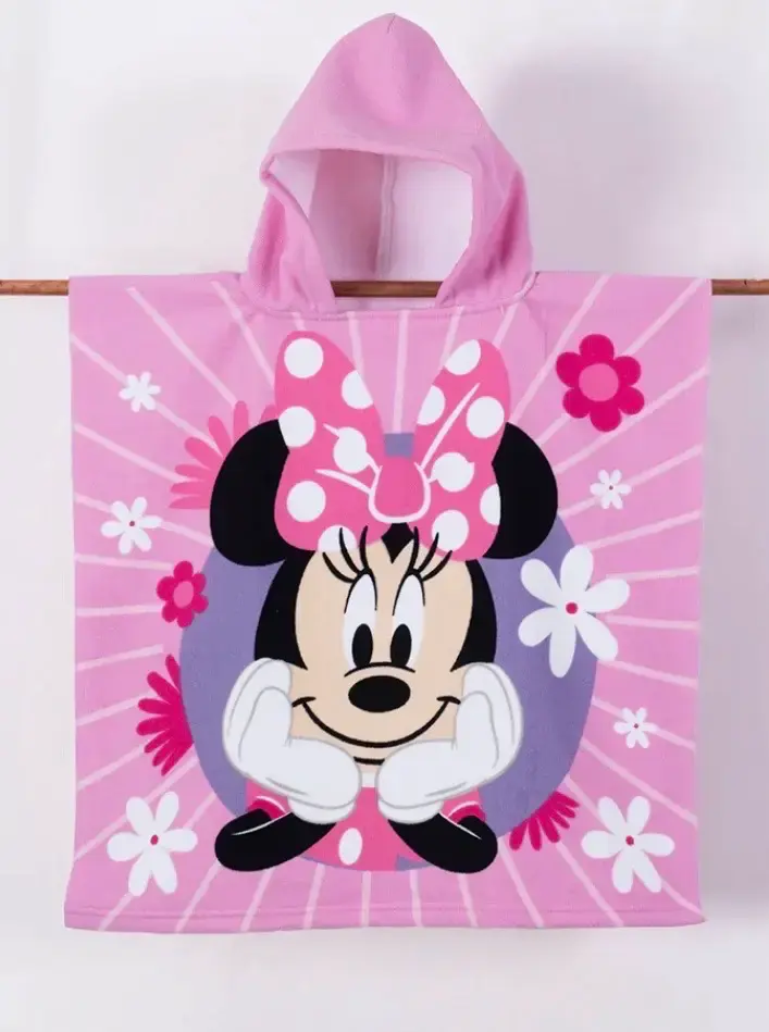 Toalla poncho infantil Minnie - 1
