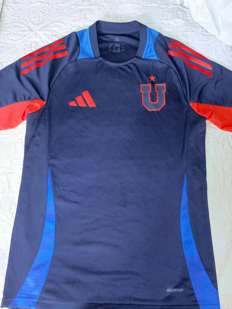 Camiseta deportiva azul U de Chile - 1