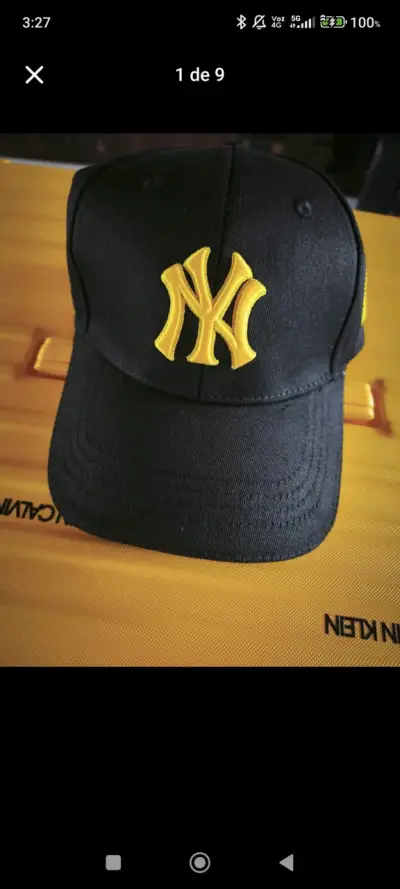 Gorra negra logo new york - miniatura 1
