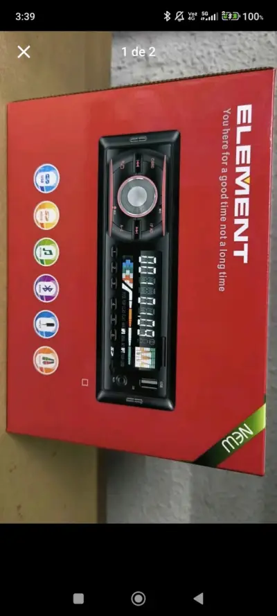 Radio para auto ELEMENT nueva - miniatura 1