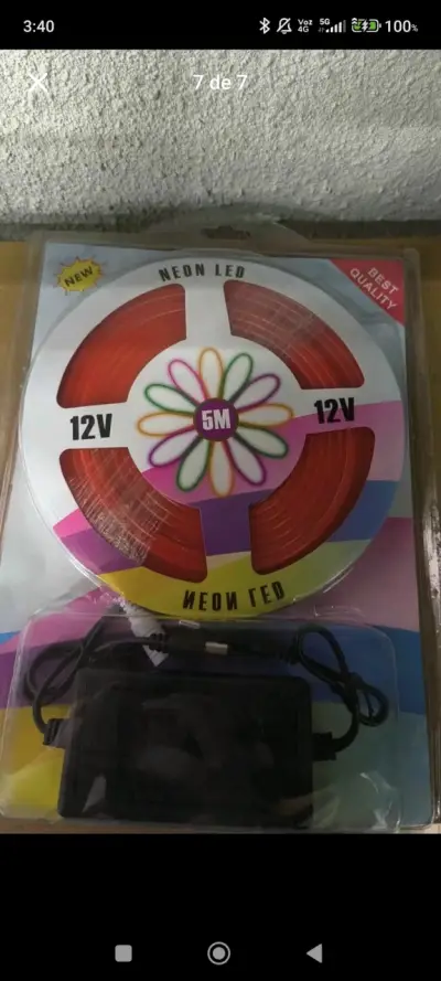 Tira de LED neon 12V 5M - miniatura 1
