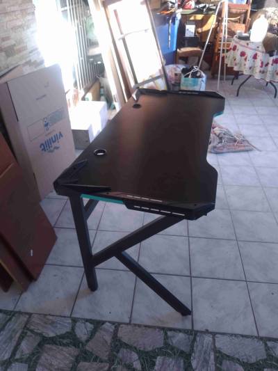 Escritorio gaming negro modern - miniatura 2