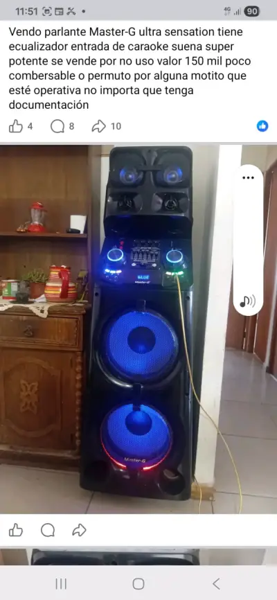 Parlante Master-G ultra potente - miniatura 1