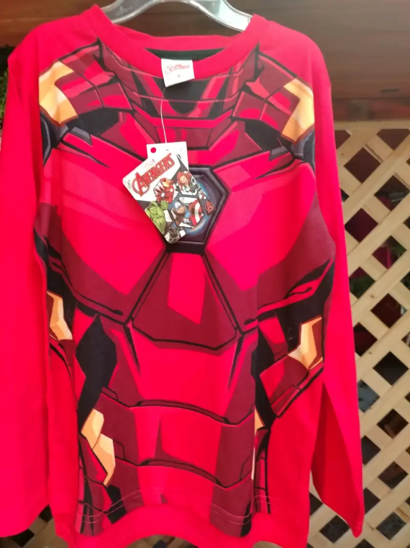 Polera niño Iron Man roja - 1