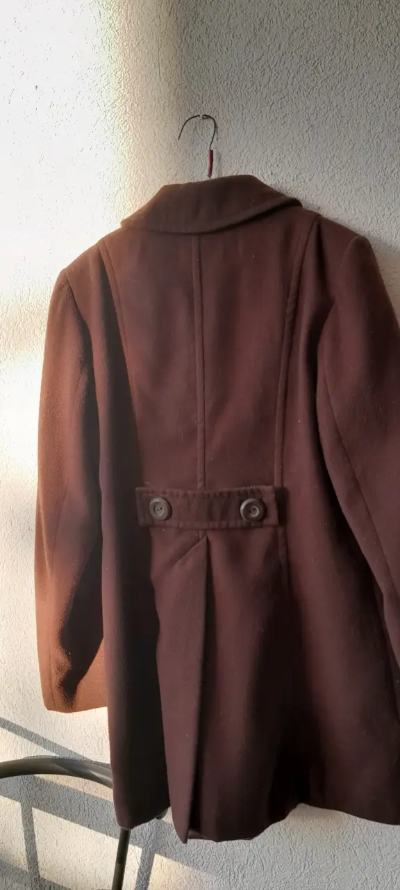 Chaqueta de tela café - 2