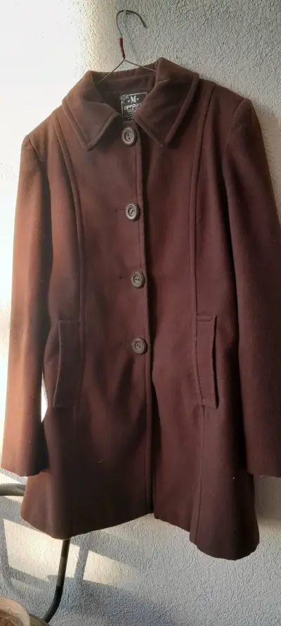 Chaqueta de tela café - miniatura 3