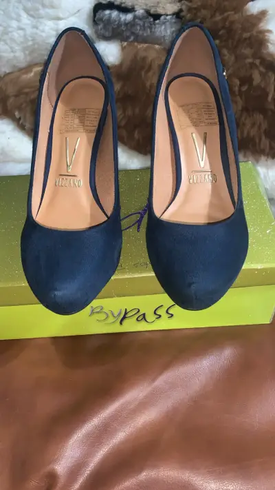 Zapatos tacón azul Vizzano - miniatura 1