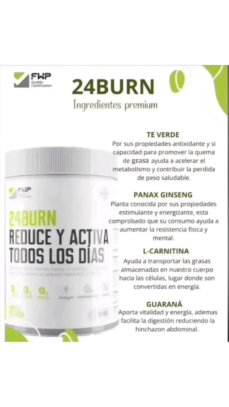 Suplemento 24Burn 500g - 2