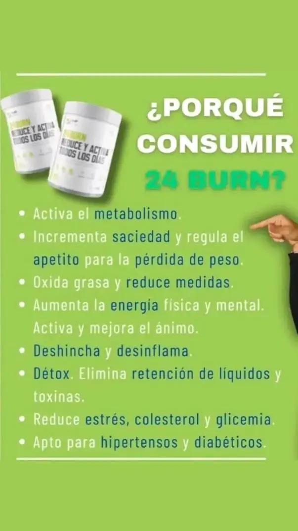Suplemento 24Burn 500g - 3