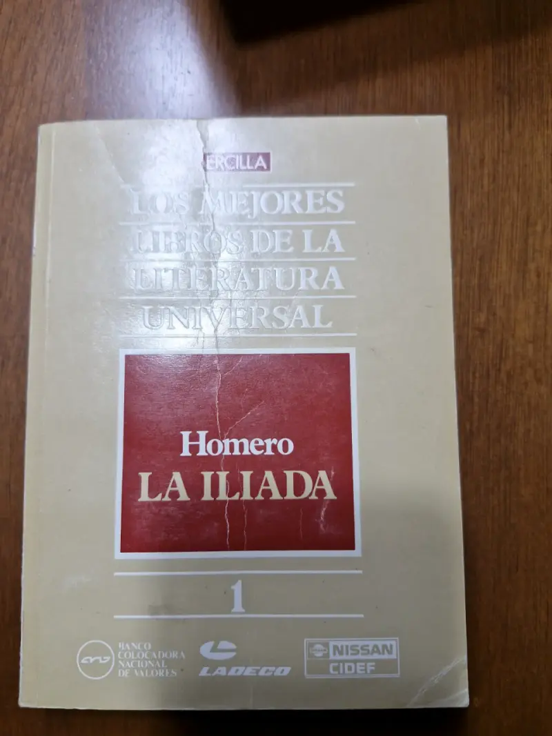 Libro 'La Iliada' de Homero
