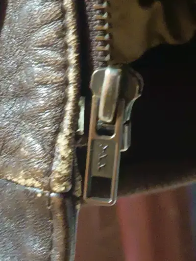 Chaqueta de cuero marrón aeropostale - miniatura 4