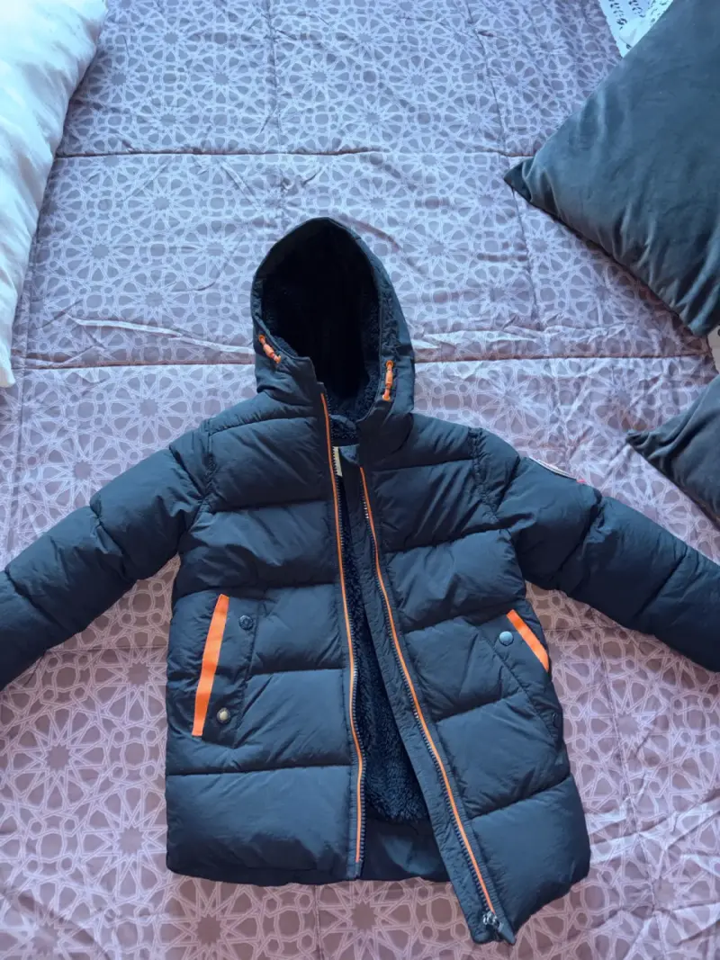 Chaqueta acolchada con capucha niño - 2