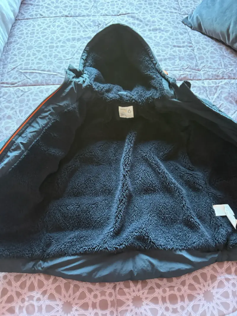 Chaqueta acolchada con capucha niño - 4