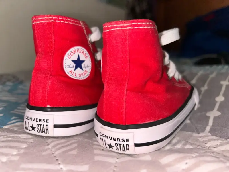 Zapatillas converse rojas para bebé - 3