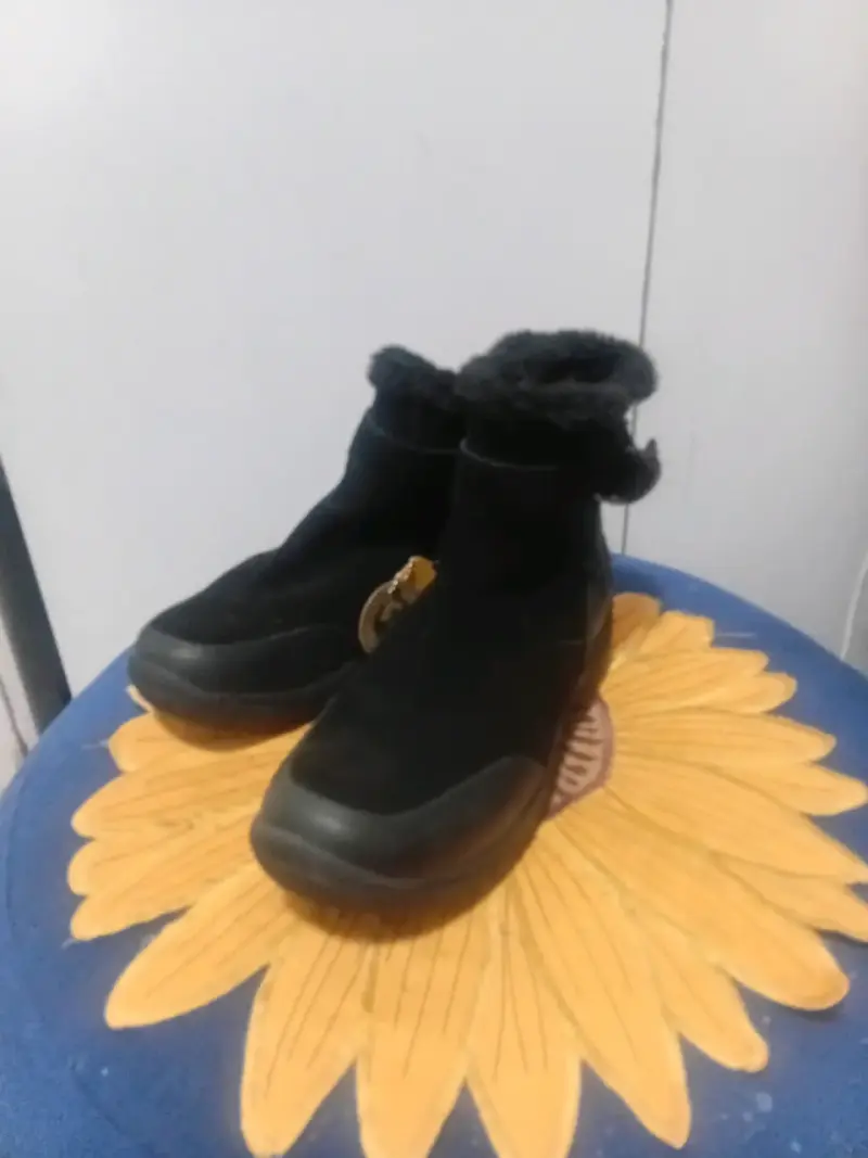 Botines negros de invierno - 1