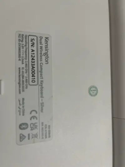 Teclado inalámbrico Kensington blanco - miniatura 2