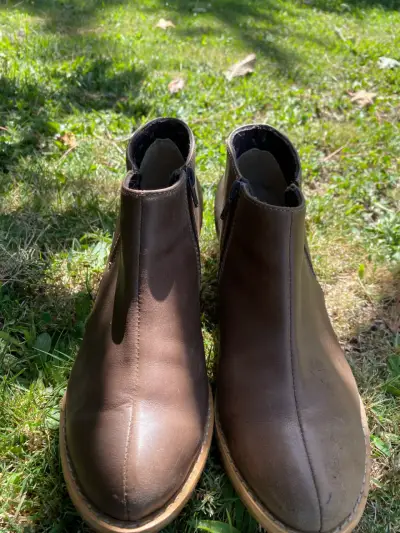 Botines de cuero marrón - miniatura 2