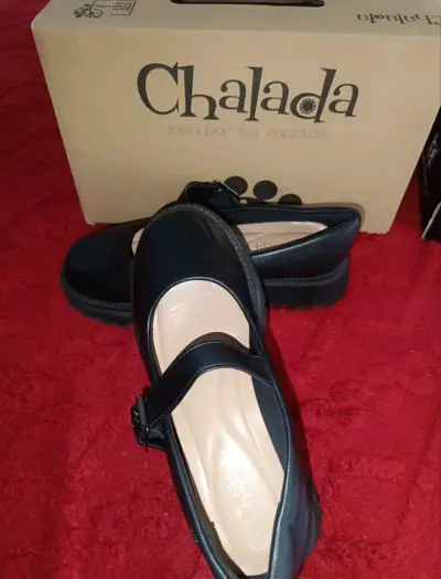 Zapatos negros Chaladas nuevos - miniatura 1