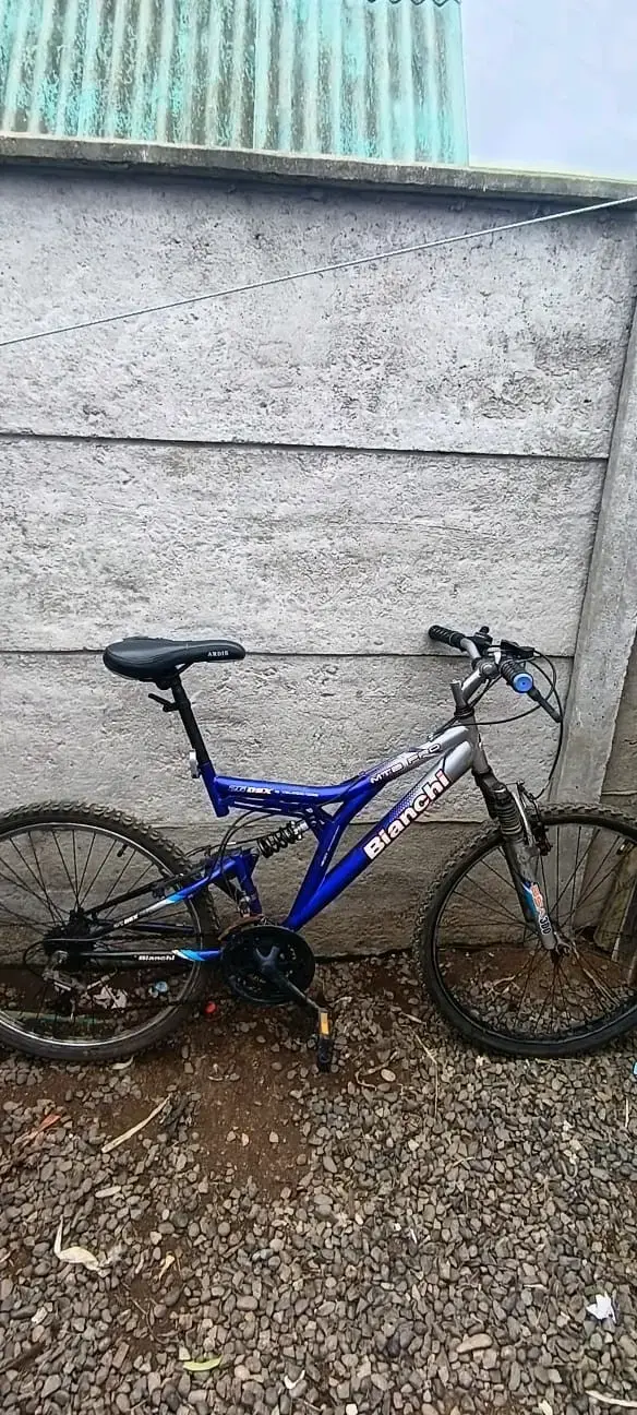 Bicicleta de montaña azul (Bianchi Pro )aro 26 - 1