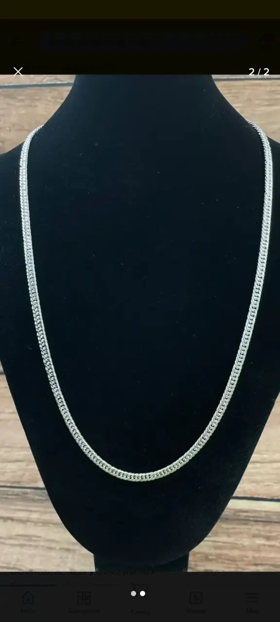 Cadena plata elegante - 2