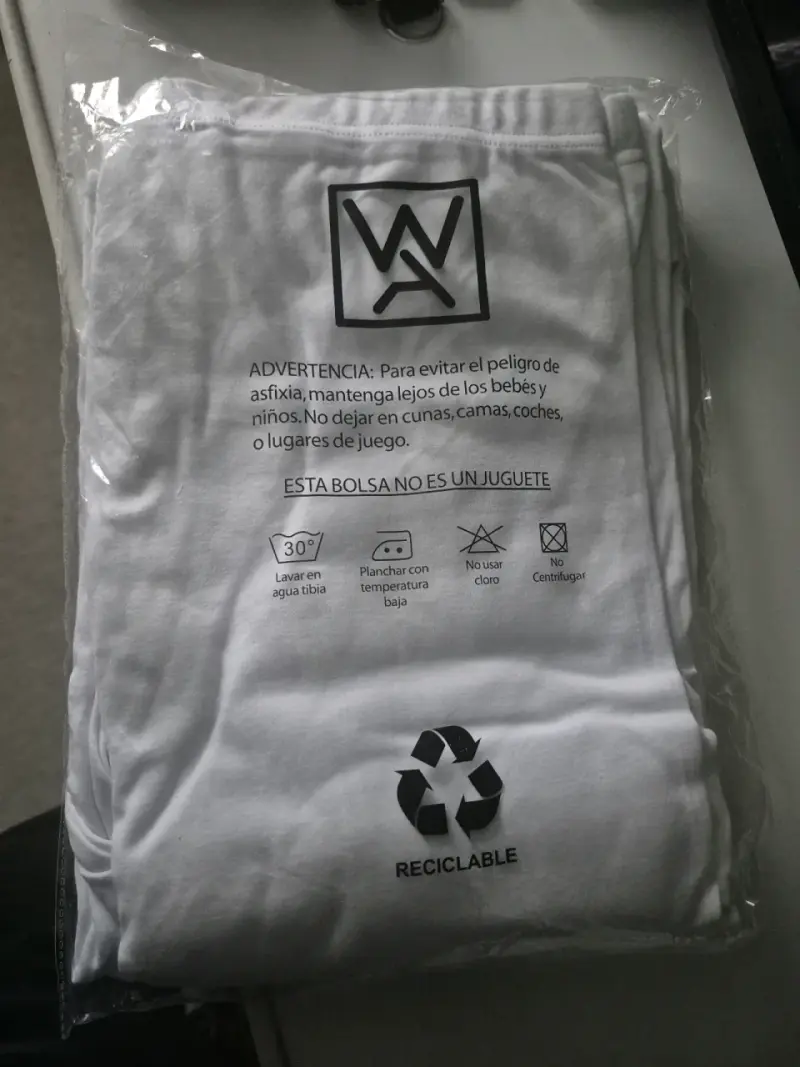 Polera blanca Working Apparel XL - 2