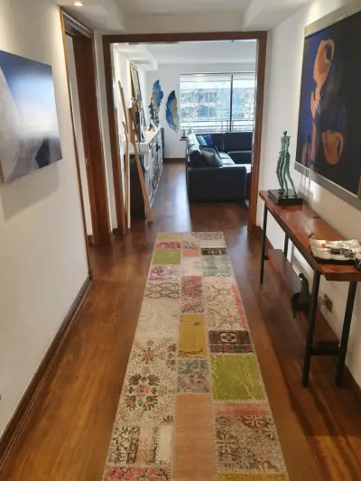 Pasillo  alfombra lana patchwork estambul colores - miniatura 1