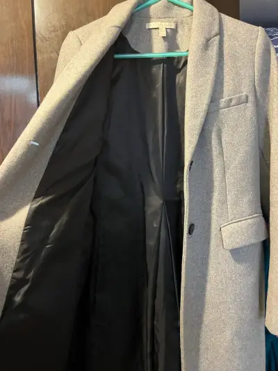 Abrigo gris elegante - miniatura 6
