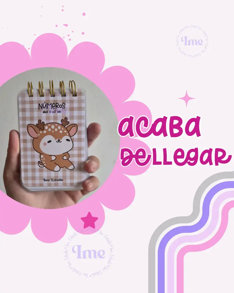 Cuaderno Tipo Pizarra Lps Números - 1