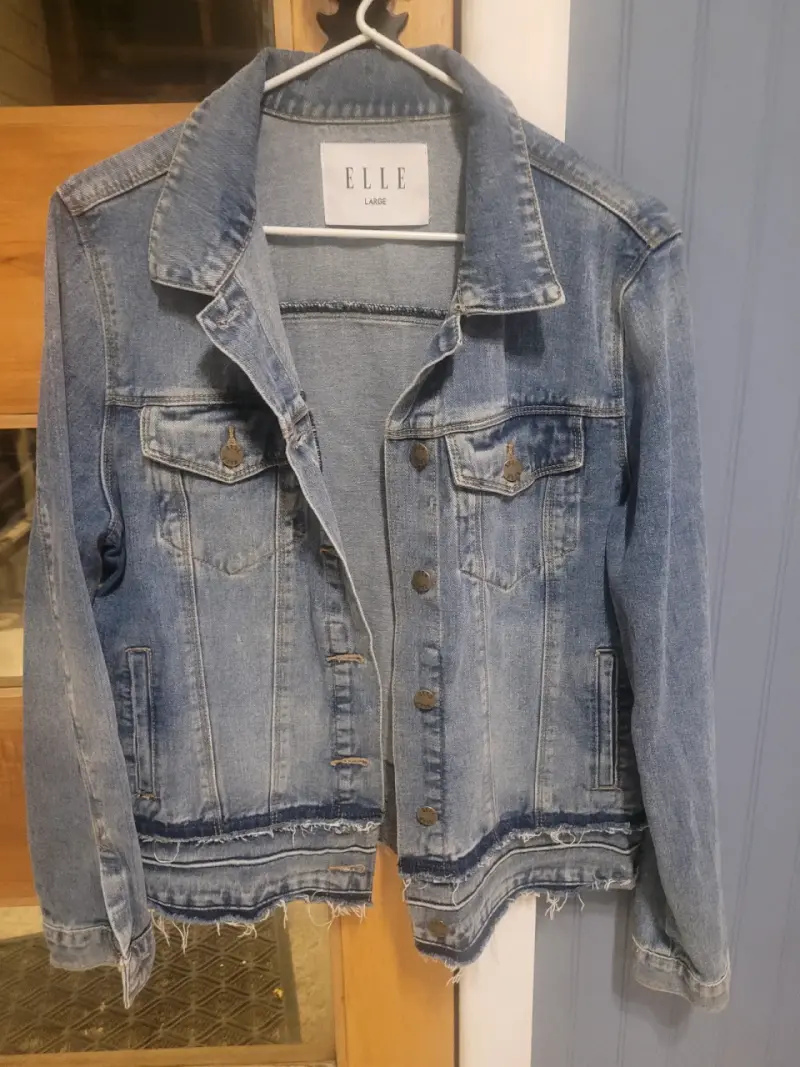 Chaqueta de mezclilla Elle azul