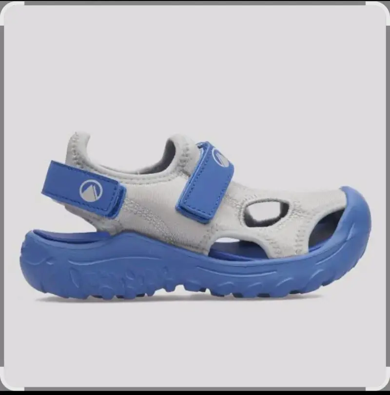 Sandalias deportivas gris y azul
