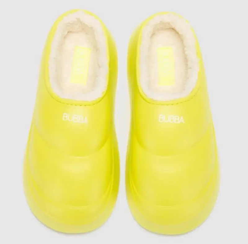 🔥 BUBBA CLOGS FORRADOS FLÚOR – TALLA 38-39 🔥
