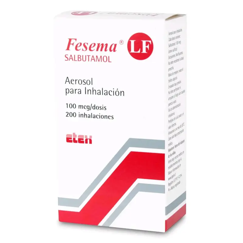 Aerosol para inhalación Fesema