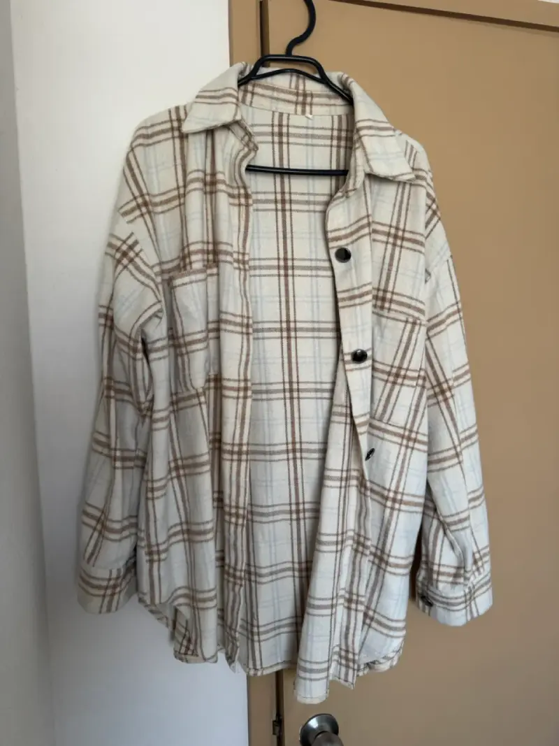 Camisa de franela a cuadros