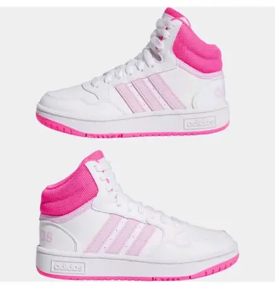 Zapatillas deportivas blancas y rosadas - miniatura 4
