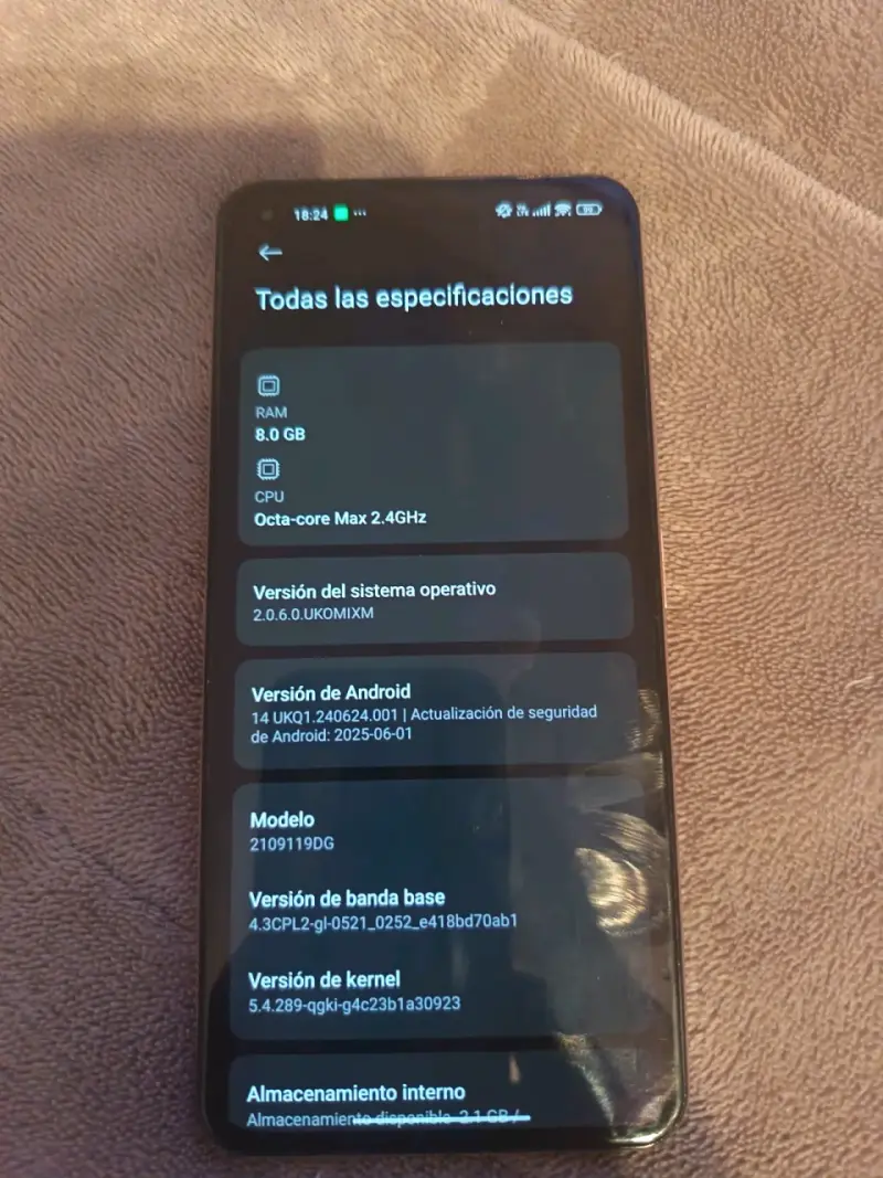 Smartphone GB RAM Xiaomi 11 Lite - 1