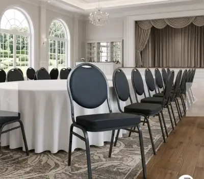 Silla de evento color negro - miniatura 5