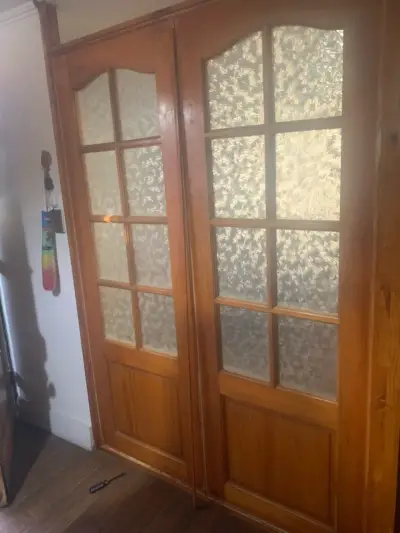 Puertas de madera con vidrio - miniatura 1