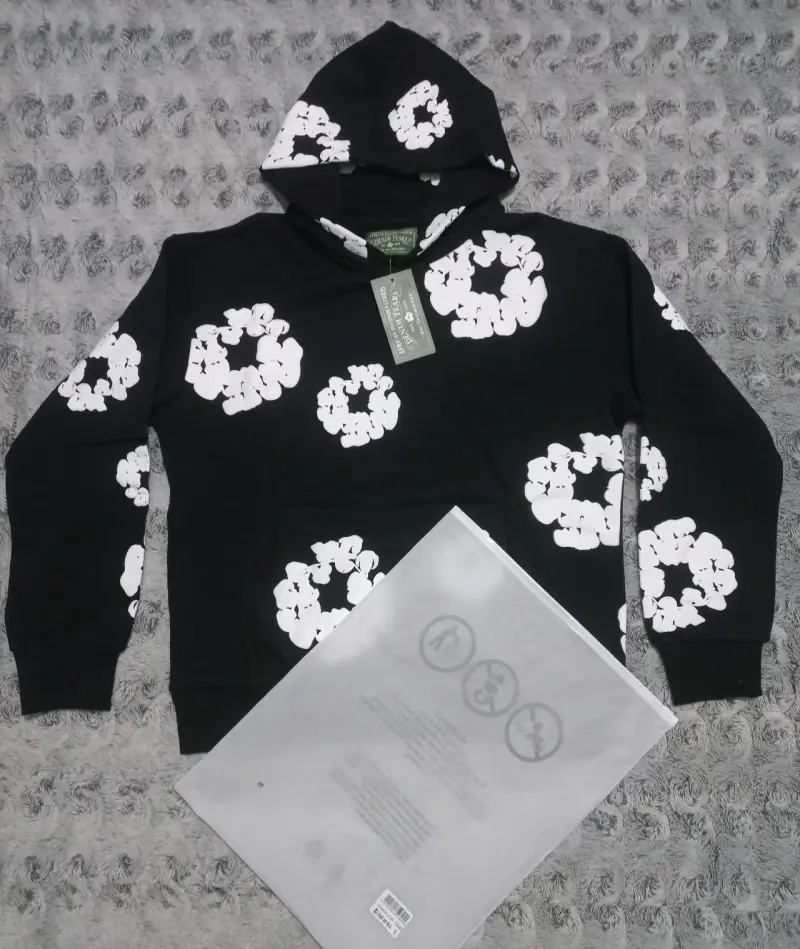Polerón denim tears negro - 1