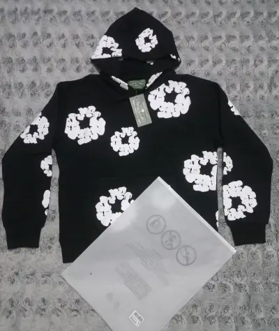 Polerón denim tears negro - miniatura 1