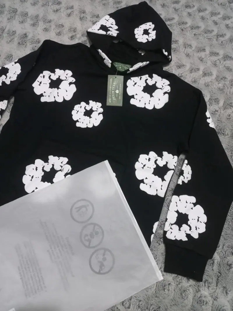Polerón denim tears negro - 2