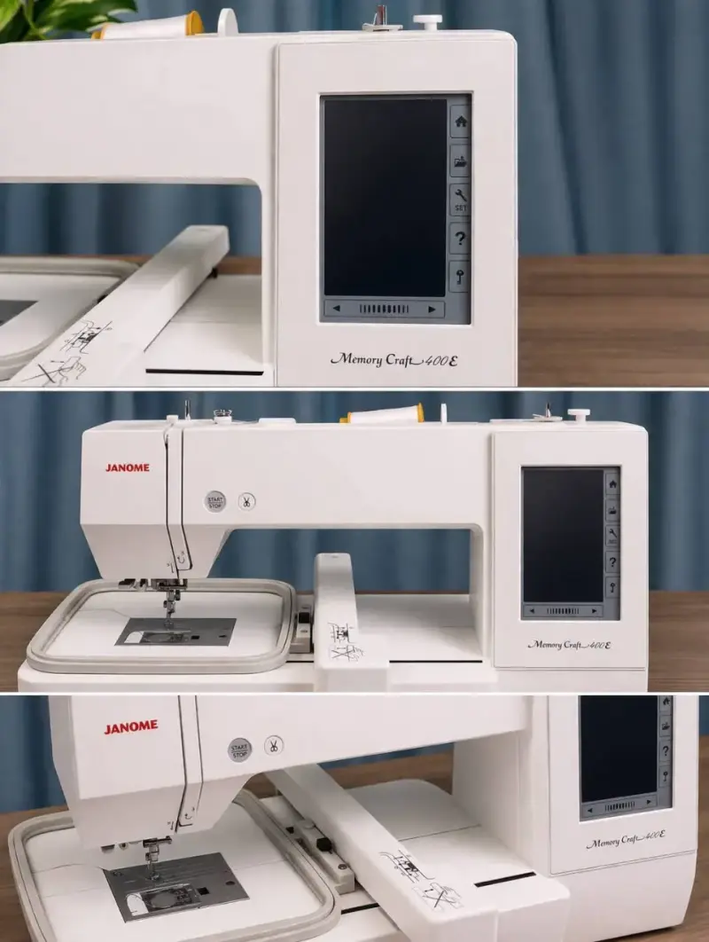 Máquina de bordar Janome Memory Craft 400E