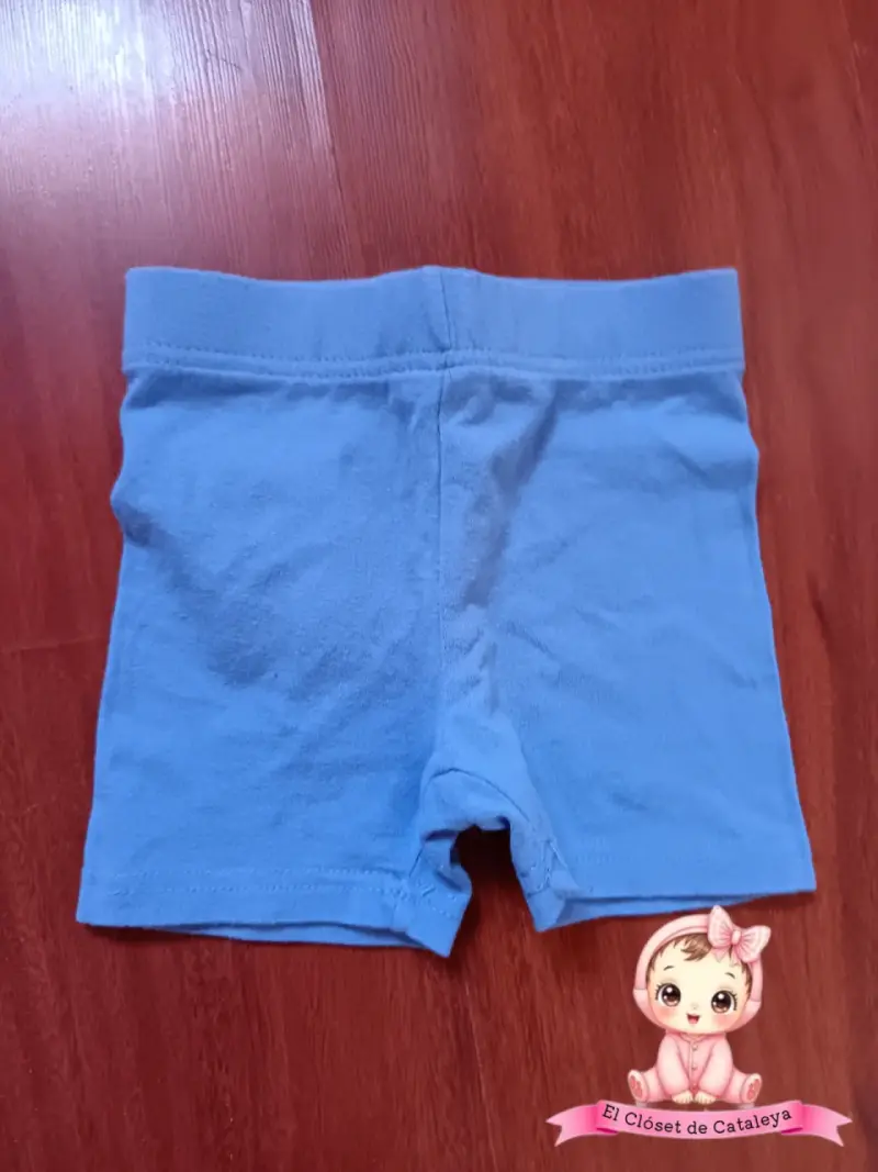 Pantalones cortos de bebé celestes