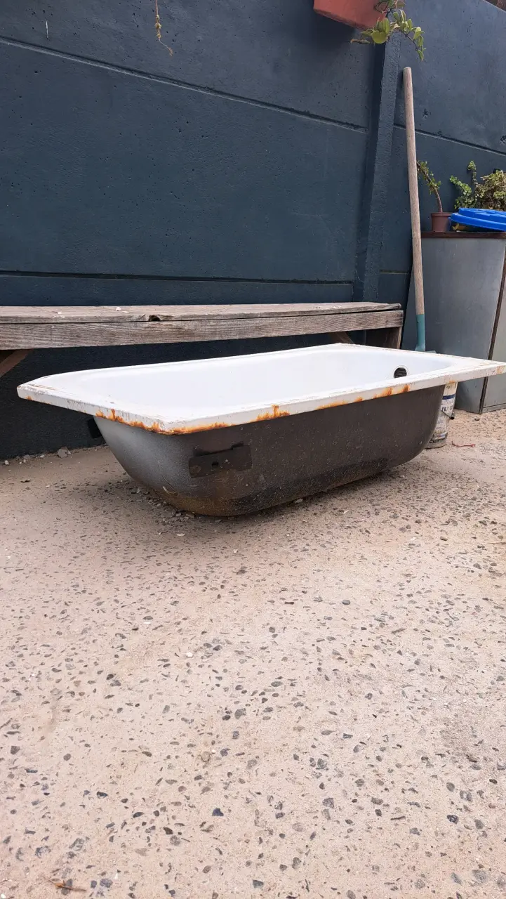 Tina de baño usada - 2