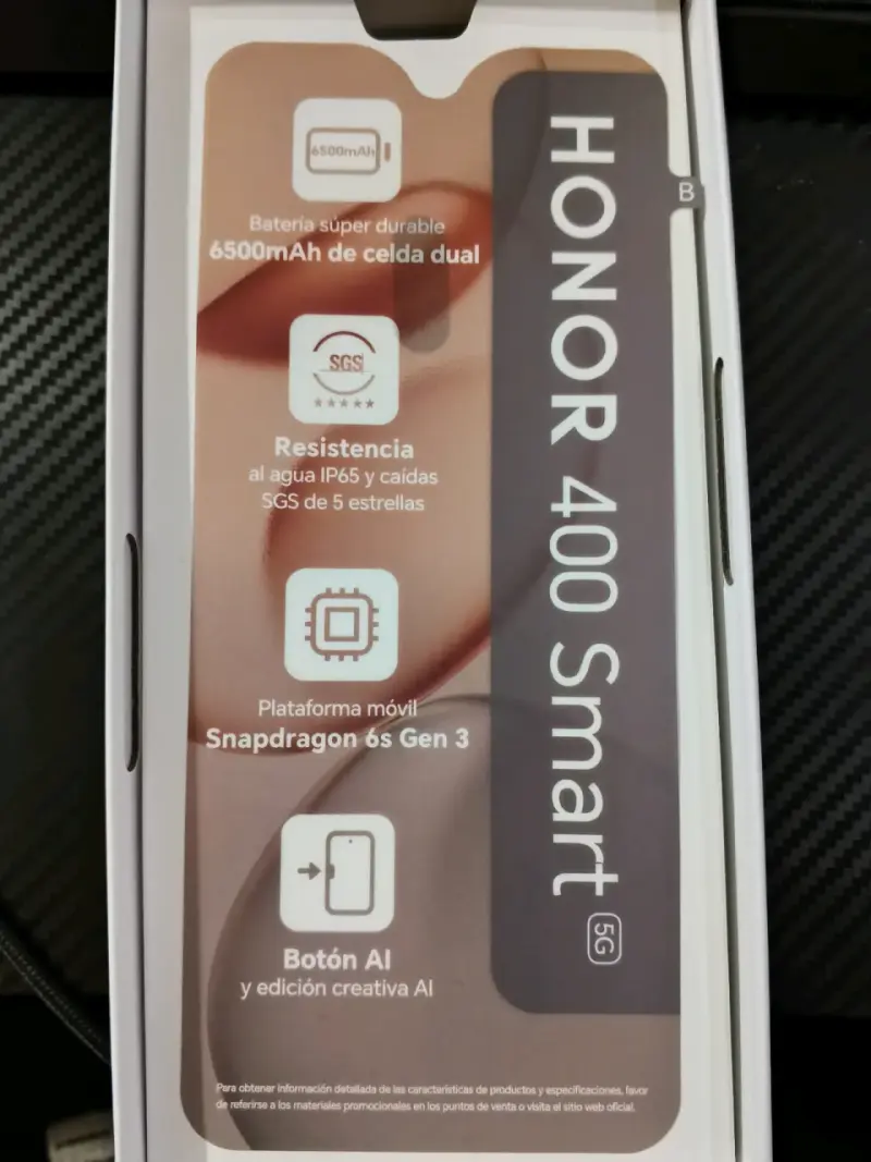 Smartphone Honor 400 Smart 5G - 5
