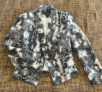 Blazer estampado gris Liola - miniatura 1