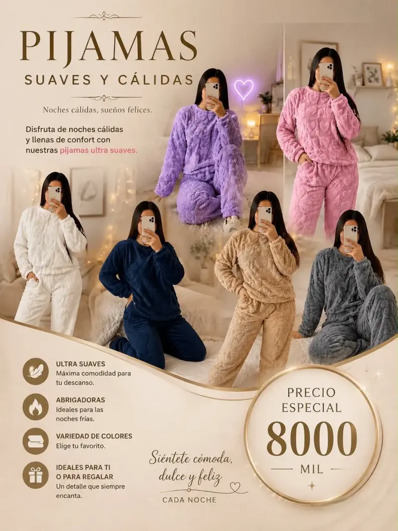 Pijamas suaves y abrigadores - 1