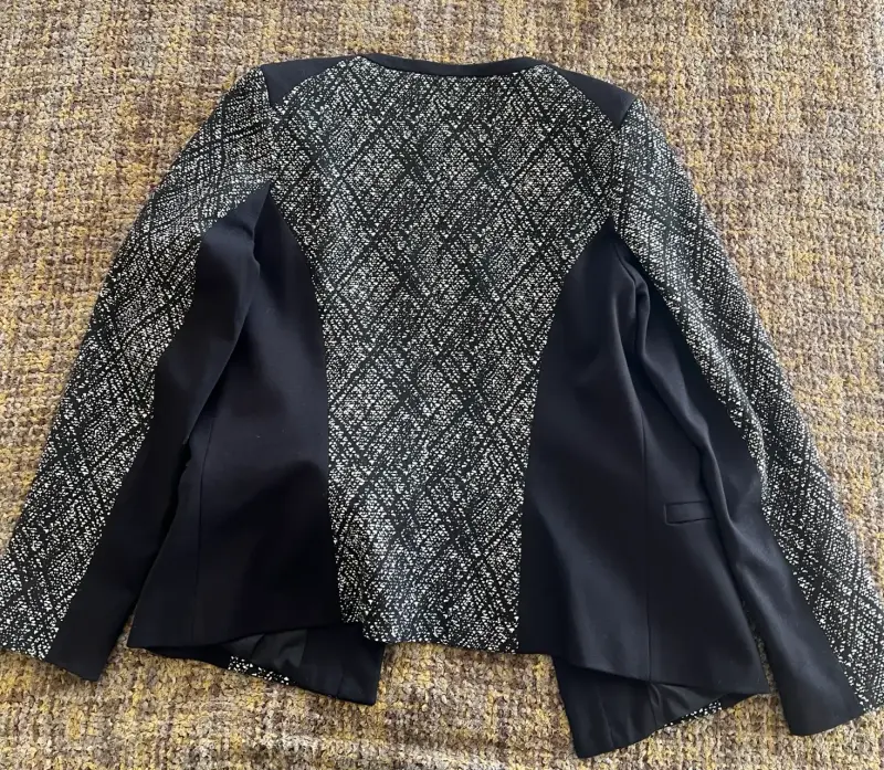 Chaqueta negra estampada Ma Griffe - 2