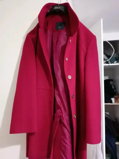 Abrigo rojo Stefano Cocci - miniatura 5
