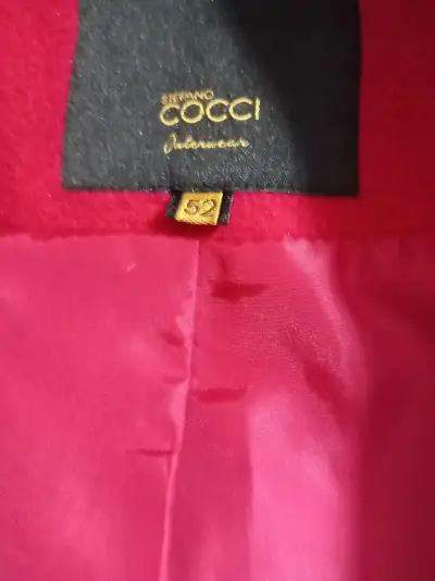 Abrigo rojo Stefano Cocci - miniatura 7